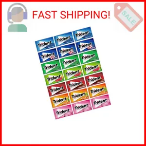 Trident Sugar Free Gum Variety Pack, 21 Packs of 14 Pieces (294 Total Pieces) - Picture 1 of 2