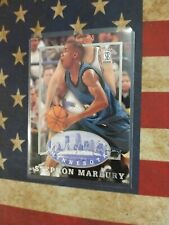 1997-98 Scoreboard Autographed Collection Stephon Marbury  9