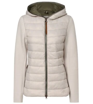 CAMEL ACTIVE Damen Jacke Steppjacke Übergangsjacke mit Kapuze beige Gr 38 NEU - Bild 1 von 4