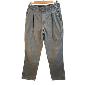 Pantalones LL Bean de Colección Hombres Talla 30x32 Franela Forrados Pathfinder Plisados Ropa de Trabajo - Imagen 1 de 14