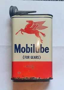 Mobil Mobilube de colección para engranajes GX90 lata de metal de aceite para engranajes con tapa regular y de boquilla - Imagen 1 de 4