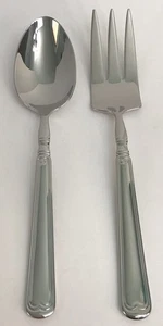 J.A. Henckels Vintage 1876 Stainless 18/10 Serving Spoon & Serving Fork - Picture 1 of 9