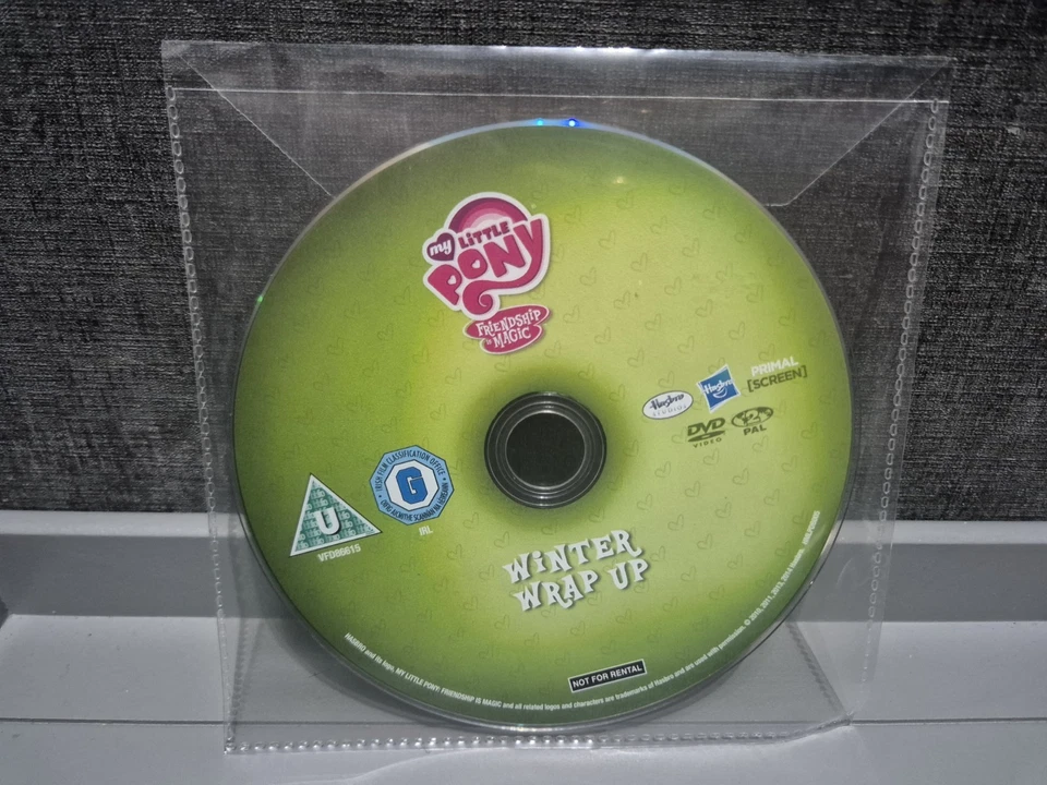 My Little Pony: Winter Wrap Up DVD (2014), Disc Only In Plastic Sleeve  - Image 1 of 1