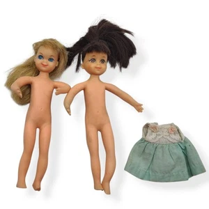 Vintage 1965 Barbie Sister Tutti & Chris 6" Dolls Mattel - READ - Picture 1 of 10
