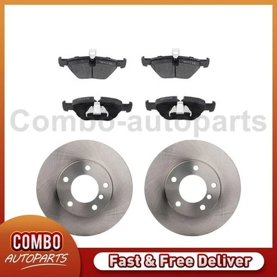 Rotores de disco delanteros almohadillas semimetálicas para BMW 525i 1996-2000 2001-2003 BMW 528i Foto 1 de 4