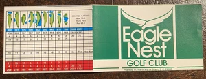Eagle Nest GC - North Myrtle Beach, SC - 30+ Year Old Unused Scorecard - Picture 1 of 2