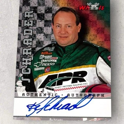 Ken Schrader 1999 WHEELS APR PACK PULLED autographed card #117/200 - Image 1 of 2