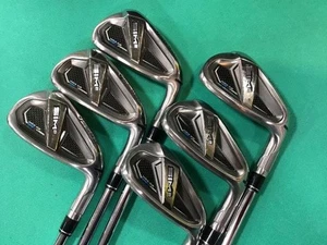 TaylorMade SIM2 MAX OS Iron Set 6-9,Pw,Aw 6pc Flex Stiff KBS MAX MT85 Steel - Picture 1 of 5