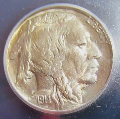 1914 Buffalo Nickel. ICG MS64 - Image 1 of 4
