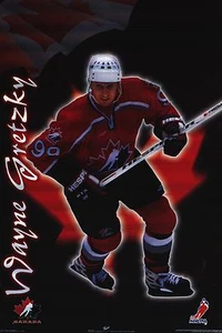 SPORTS POSTER~Team Canada Wayne Gretzky Olympics Oilers NHL Hockey Great One New - Picture 1 of 1
