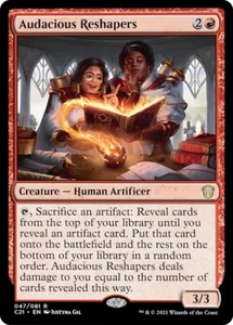 AUDACIOUS RESHAPERS ~mtg NM-M Commander 2021 Rare - Bild 1 von 1