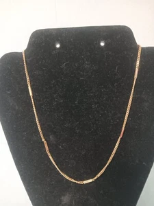Avon Gold Choker Chain Necklace. 8" Long.used But Good Condition. - Picture 1 of 3