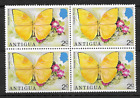 Antigua 1975 Papillons - Soufre barré orange bloc neuf neuf S.G. 451