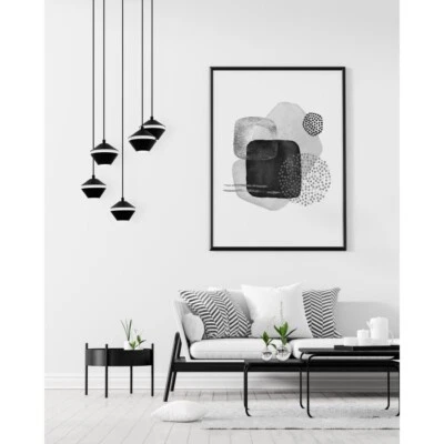 UVP 319€ EGLO 98683 LED PERPIGO LED Pendelleuchte schwarz 5x GU10 55x150cm - Bild 1 von 4