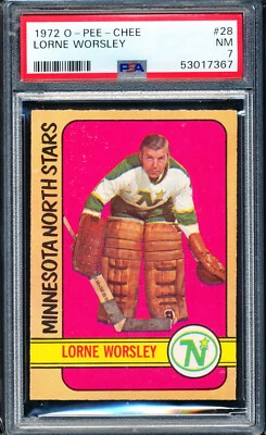 1972 O-PEE-CHEE - #28  GUMP WORSLEY - PSA 7 NM - OPC - Image 1 of 3