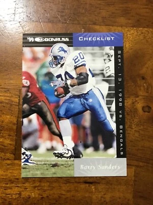 1999 Donruss Football.. PICK YOUR CARD. HOF. INSERTS - Image 1 of 4