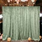 10 feet x 10 feet Panne Velvet Event Backdrop Drapes Curtains Panels Rod Pocket