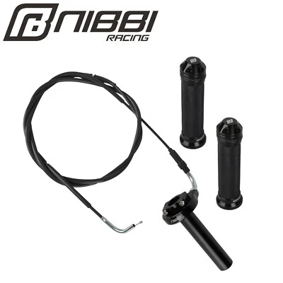 NIBBI 1800mm Throttle Tube Cable Hand Grips 125/150cc 250cc 350/450cc Dirt Bike - image 1 of 4
