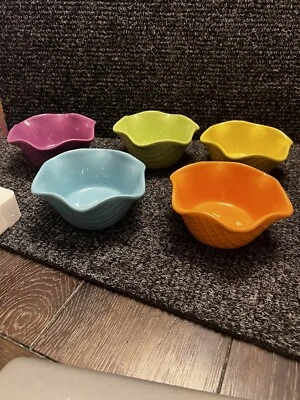 Juego de 10 Helados y Postres, Incluye Surtido de 5 Cuencos y 5 Platos Foto 1 de 4