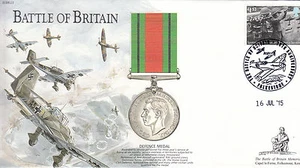 BB23 Segunda Guerra Mundial Batalla de Gran Bretaña RAF 2015 75 Ann Batalla de Gran Bretaña Matasellos - Imagen 1 de 1