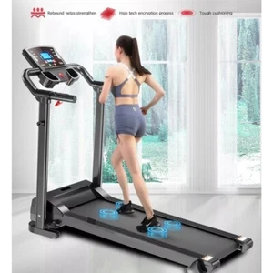 Running Jogging Machine Foldable Treadmill Walking Pad Under desk Home GYM - Picture 1 of 12