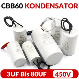 Condensador Condensador de arranque Condensador de motor Condensador de trabajo 3μF-80μF 450V - Imagen 1 de 34
