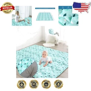Large 71'' x 59'' Non-Slip Baby Play Mat - Thick Dinosaur Crawling Cushion - Picture 1 of 8