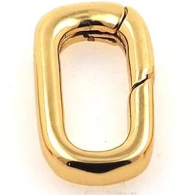 925 Sterling Silver Handmade Snap Lock Charm Holder Jewelry - Image 1 of 3