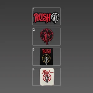 Rush Patches, Embroidery Patches, Iron On Patches, Rush Logo Patches - Picture 1 of 9