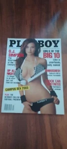 October 2003 Mint Condition Playboy Magazine "Girls Big 10" cover o.j. simpson - Picture 1 of 1