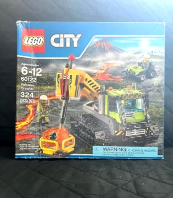 LEGO CITY Volcano Crawler 60122 New Sealed Retired Set - Image 1 of 4