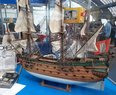 COREL SM28 BARCA Modello Wappen Von Hamburg I Nave VASCELLO brandeburghese 1:40 - Immagine 1 di 4