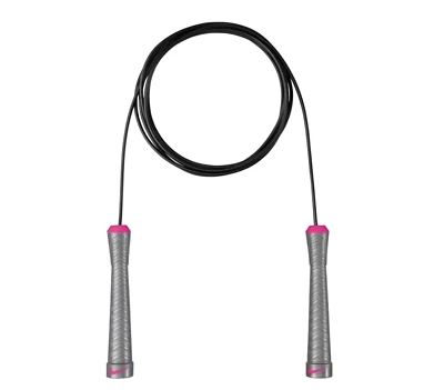 Cuerda de salto Nike Fundamental Speed Rope ajustable negra/rosa gris 9' longitud de cuerda Foto 1 de 2