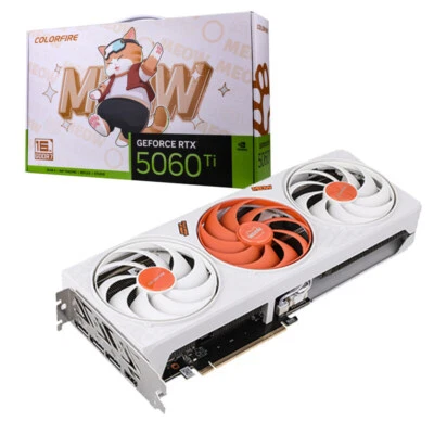 Colorful COLORFIRE GeForce RTX 5060 Ti MEOW 16GB Graphics Card - Image 1 of 4