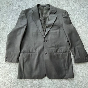 Vinci Blazer 40R Gray Sports Coat Jacket Designed In Italy Business Formal - Picture 1 of 18