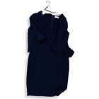 Women's Calvin Klein Navy Blue Sheath Dress Size 14