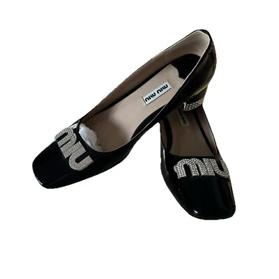 Auténticos zapatos de mujer Miu Miu charol talla 36 Foto 1 de 4