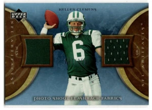 2007 UD NFL Artifacts Football Photo Shoot Kellen Clemens Trikot Jets 297/350 - Bild 1 von 1