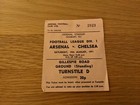1971-72 Arsenal v Chelsea - Match Ticket