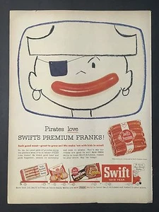 Anuncio vintage 1956 para Swift's Premium Franks - Imagen 1 de 1