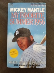 MICKEY MANTLE MY FAVORITE SUMMER 1956 2 CASSETTE TAPES - Bild 1 von 3