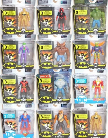 Spin Master DC HEROES UNITE / BATMAN CAPED CRUSADER [MULTI-LISTING] Brand New 4" Cover