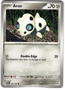 Aron 120/167 Pokemon SV: Twilight Masquerade - Picture 1 of 3