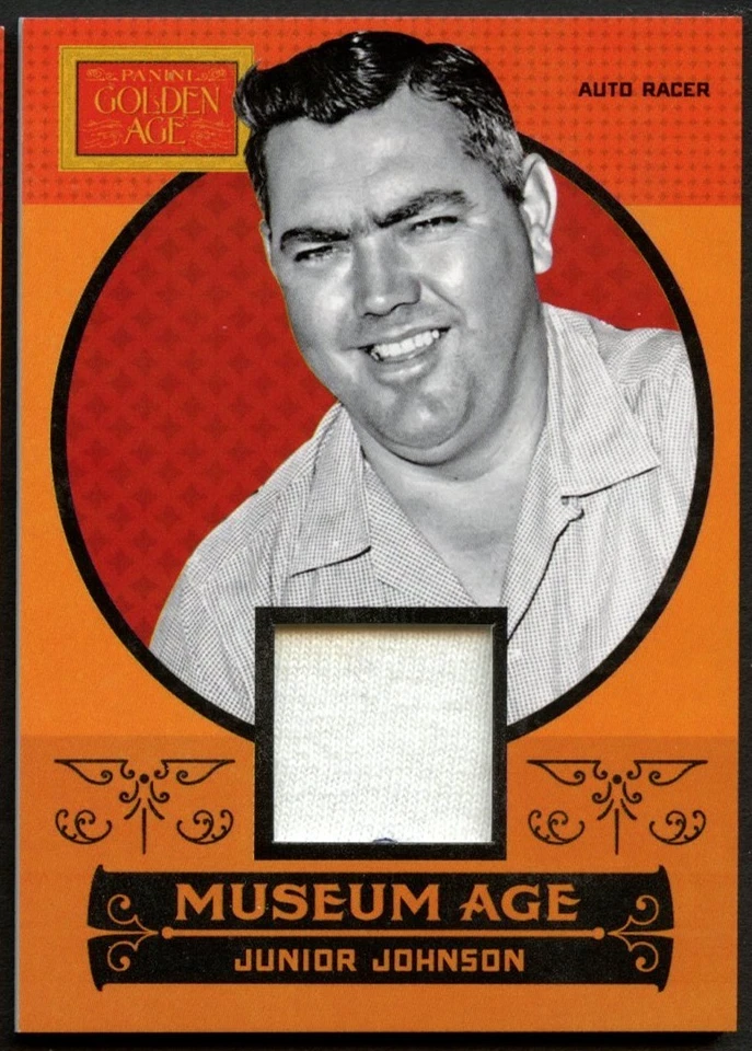 Junior Johnson #23 Authentic Panini 2014 Museum Age Fabric Card - Image 1 of 1