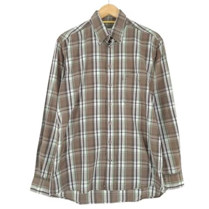 Camisa Camel Active Hombre Franela Cuadros Algodón Ap7 Talla M - Imagen 1 de 8