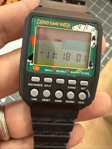 Vintage 1990’s Digital Casino Game Watch With Slot Machine New battery works! - Bild 1 von 10