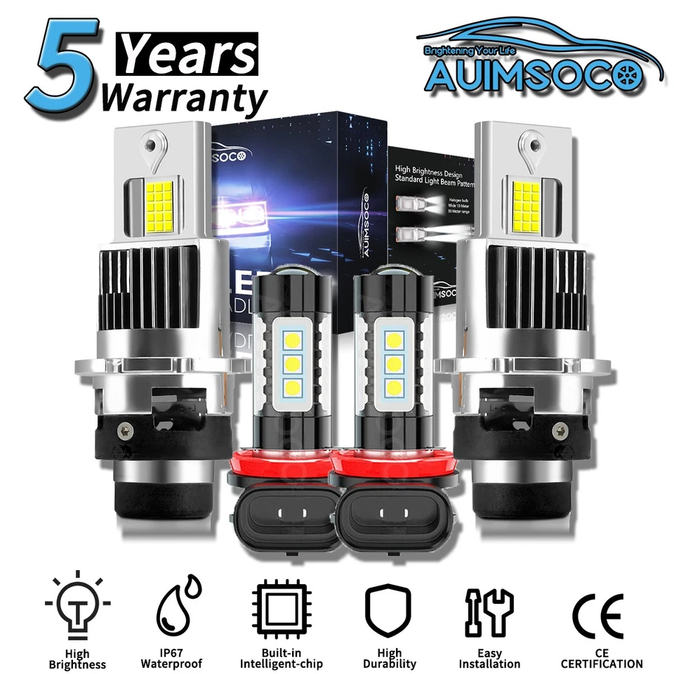 Faros antiniebla H11 para Infiniti QX60 2014-2017 deportivo utilitario 4 puertas D2S Foto 1 de 4