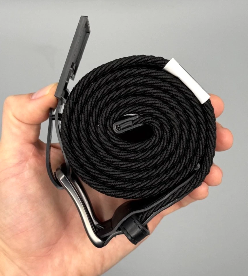 Nike S5045A Men's L Size Woven Belt - Black