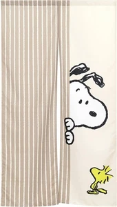 Snoopy Interior Goods Tapestry Curtain, Beige, Width 85cm x Length 150cm, 99650 - Picture 1 of 6