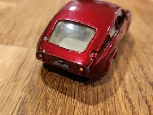 Corgi 341 Mini Marcos GT 850 Maroon Diecast Take off Wheels 1968-70 Play Worn  - Picture 1 of 13